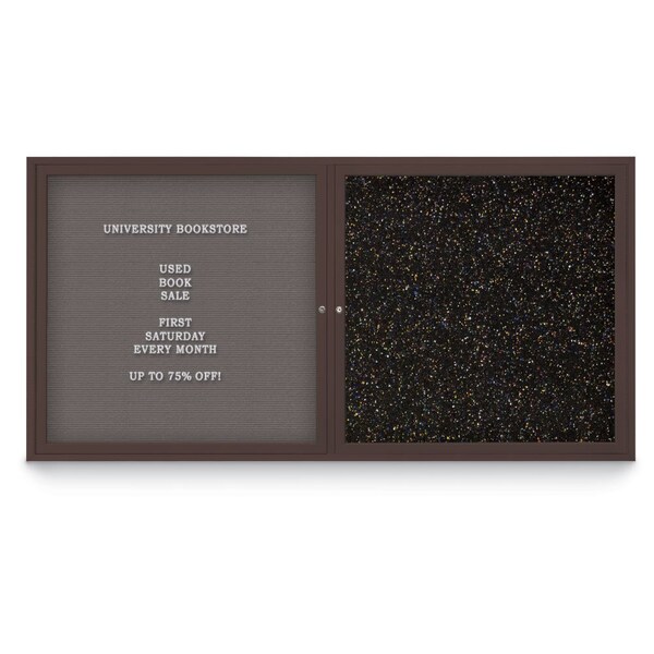 Corkboard, Buff/Black, 96"x48"